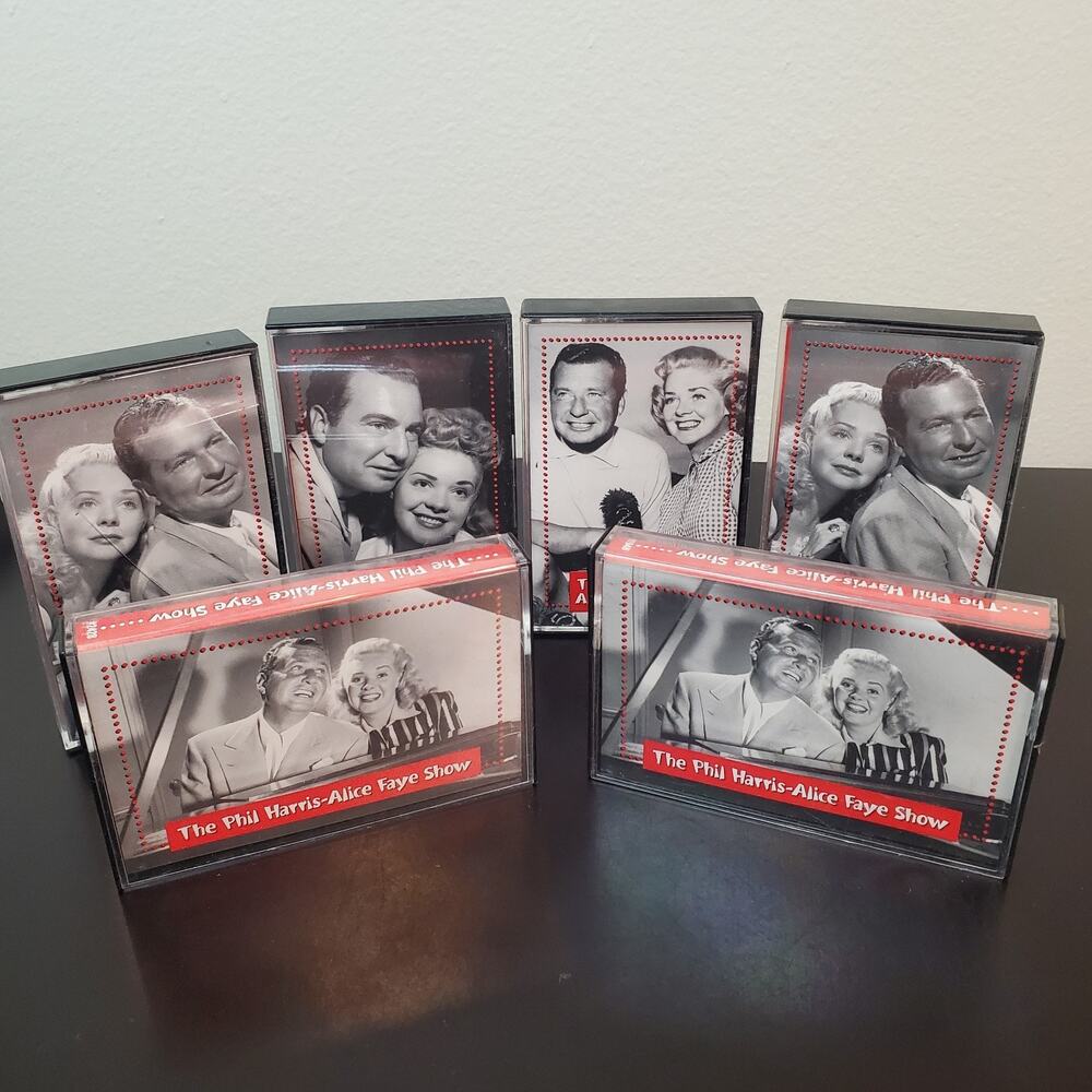 Phil Harris Alice Faye Show 6 Cassettes Radio NBC Rexall Broadcast 1948-50